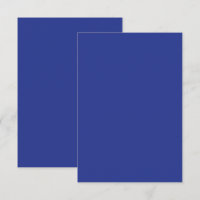 Bold Minimal Wedding Einladung in Deep Blue