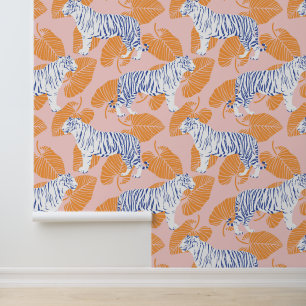 Bold Modern Big Cat Tiger Tapete