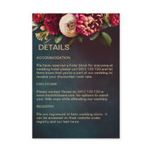 Bold Modern Red Floral