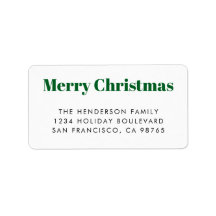 Bold Modern Simple Frohe Weihnachten