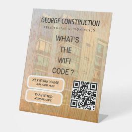 Bold Molded Wooden Texture Construction Business Sockelschild