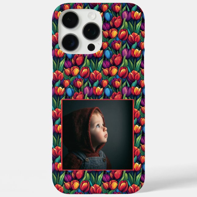Bold Mom Gift Tulip Custom  Case-Mate iPhone Hülle (Rückseite)