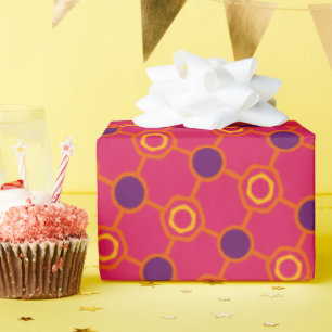 Bold Monogram fröhliche Joyful Gift Wrap Geschenkpapier