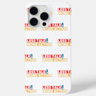 Bold Motivational Quote – Less Talk, More Action Case-Mate iPhone Hülle