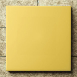 Bold Mustard Yellow Statement Piece Fliese