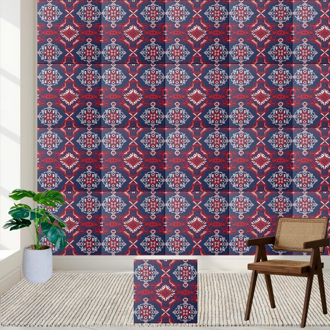 Bold Nordic Style Geometric Tile Fliese (Bold Nordic Style Geometric Tile)