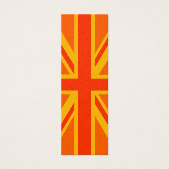 Bold Orange Union Jack British Flag Swag (Vorderseite)