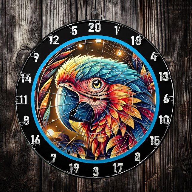 Bold Parrot Dartboard for Game Rooms Dartscheibe (Von Creator hochgeladen)