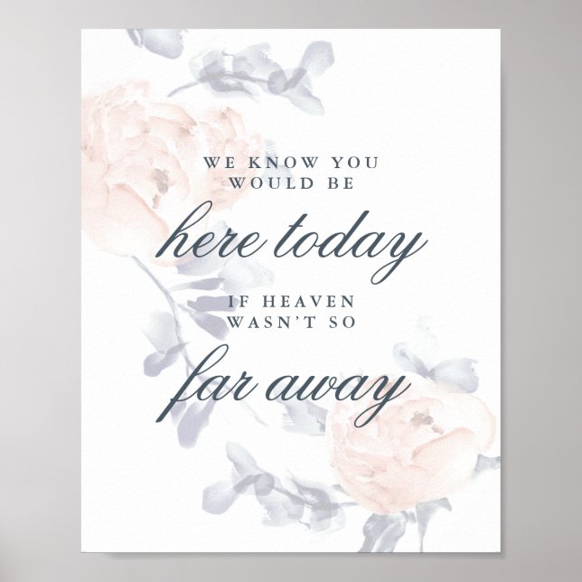 Bold Peony Poster (Vorne)