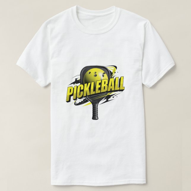 Bold Pickleball Graphic Shirt | Modern Sport Typog (Design vorne)