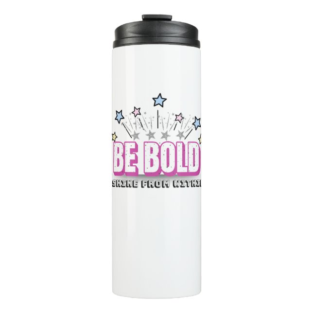 BOLD - Pink | Aus Tumbler heraus Thermosbecher (Vorderseite)
