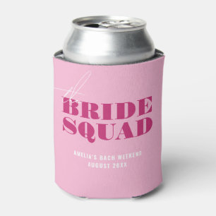 Bold Pink Bachelorette Bride Dosenkühler