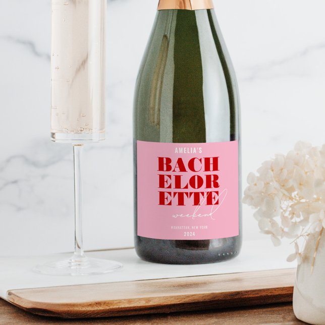 Bold Pink & Red Bachelorette Weekend (Von Creator hochgeladen)
