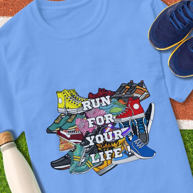 Bold Pop Art Runner Jogger T-Shirt (Von Creator hochgeladen)