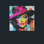 Bold Pop Art Stretched Canvas Print Leinwanddruck<br><div class="desc">🎨 kühne Pop Art Stretched Canvas Print - Urban Chic Statement Piece 🖼️ ✨ Mit diesem lebendigen und modernen Leinwand die Energie der Pop-Kunst in Ihren Raum einbringen! Dieses beeindruckende weibliche Portrait mit einer Mischung aus leuchtenden Neonfarben, Zeitungstexturen und urbanen Collage Elementen ist perfekt für Kunstliebhaber, Modedesigner und Trendsetter. 🖌️...</div>