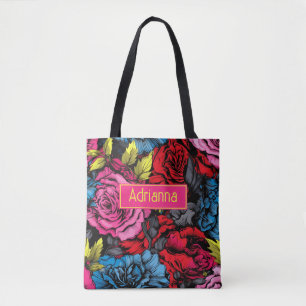 Bold Punk Blooms Floral
