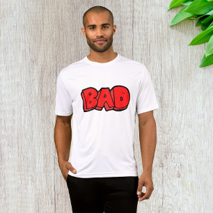Bold Red Bad Graffiti Style Text T-Shirt