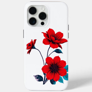 Bold Red Blossom Flo Case-Mate iPhone Hülle