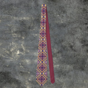 Bold Retro Circles Necktie   Moderne Mitte des Jah Krawatte
