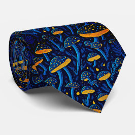 Bold Retro Mushroom Neck Tie Krawatte