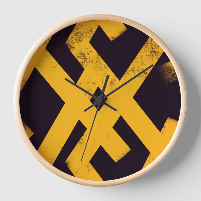 Bold Rhythm Black Yellow Uhr (Vorderseite)