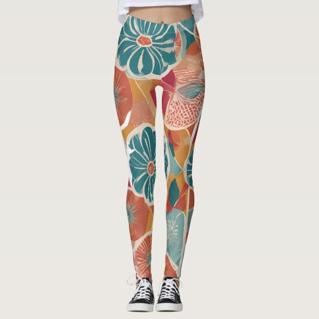 Bold Rules: A Clear, Striking Message Leggings (Vorderseite)