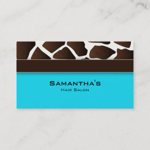 Bold Salon Wellness-Center Business Card Trendy Gi Visitenkarte