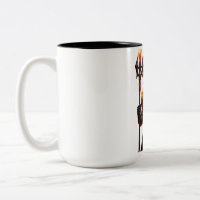 Bold Sci-Fi Warrior Zwei-Tone-Tasse