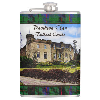 Bold Scottish Davidson Clans Tulloch Castle Flachmann