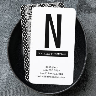 Bold Simple Trendy Beruflich Modern Minimalistisch Visitenkarte