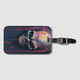 Bold Skull Edgy & Vibranly Travel Gepäckanhänger