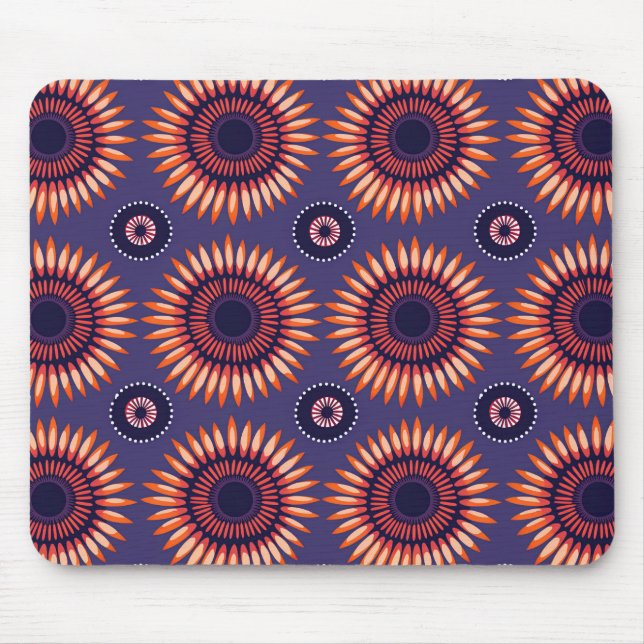 Bold South African Shweshwe Inspiriert Mousepad (Vorne)