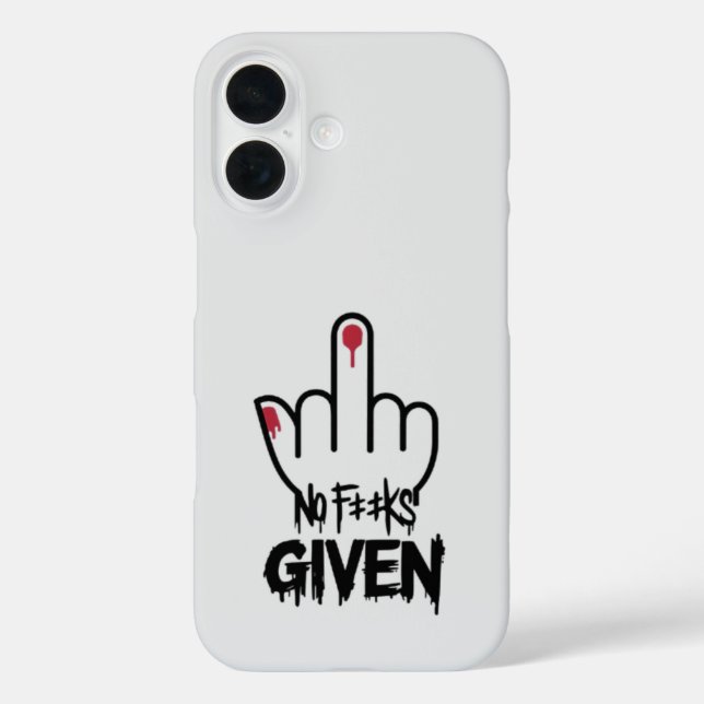 Bold Statement Art - Middle Finger Design Case-Mate iPhone Hülle (Rückseite)
