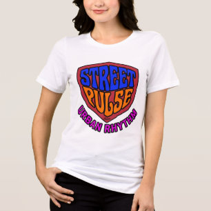 Bold Street House Retro-Typografie-T-Shirt Tri-Blend Shirt