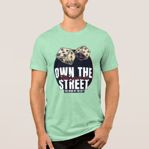 Bold Street Vibe Dice Gambler Urban Unisex T-Shirt Tri-Blend Shirt