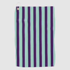 Bold Stripe Golf Towel for Stylish Players Golfhandtuch