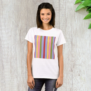 Bold Stripes Womens T - Shirt