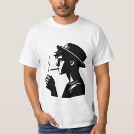 Bold Style Men's T - Shirt - Rauchen Man Cigar Art
