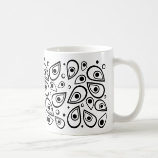 Bold Teardrop Dot Tasse