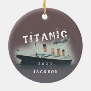 Bold Titanic Keramik Ornament