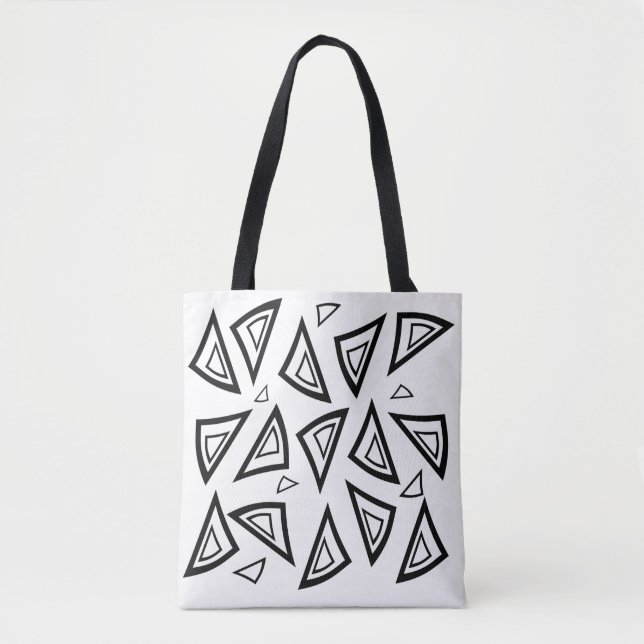 Bold Tri Art Geometric Tote Bag (Vorderseite)