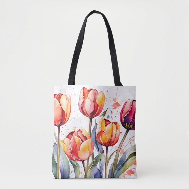 Bold Tulip Bloms farbenfrohe Moderne (Vorderseite)