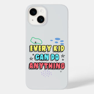 Bold Typografy Statement Design for Kids Case-Mate iPhone 14 Hülle