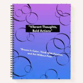 Bold & Vibranly Daily Journal for Women Notizbuch