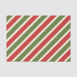 Bold Vintag Elegante Christmas Candy Cane Seidenpapier