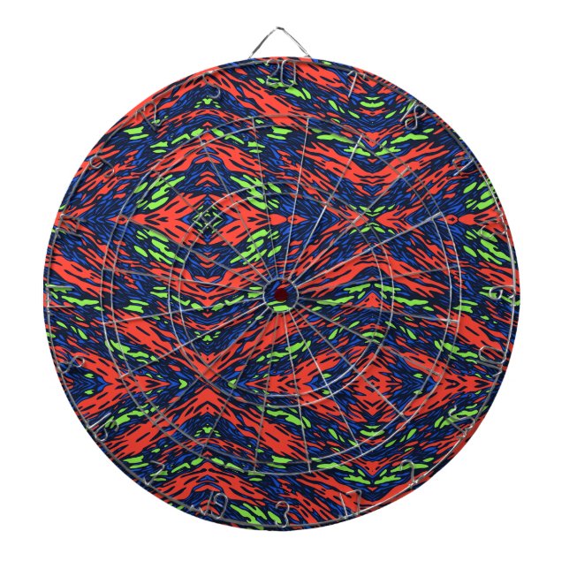 Bold & Vivid Maximalist Fashion Dartscheibe (vorne)