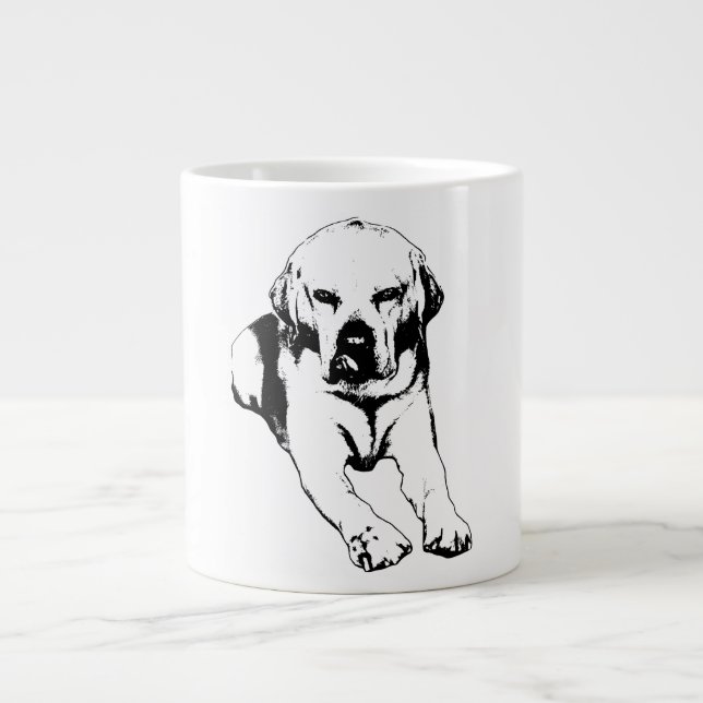 Bold Watch in Dawn Jumbo-Tasse (Vorderseite)