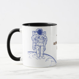 Bold White Spacewalk Astronaut Tasse