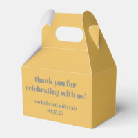 Bold Yellow Gray Custom Niedlich Bat Mitzvah Viele