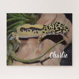 Bold Yellow Leopard Gecko Puzzle